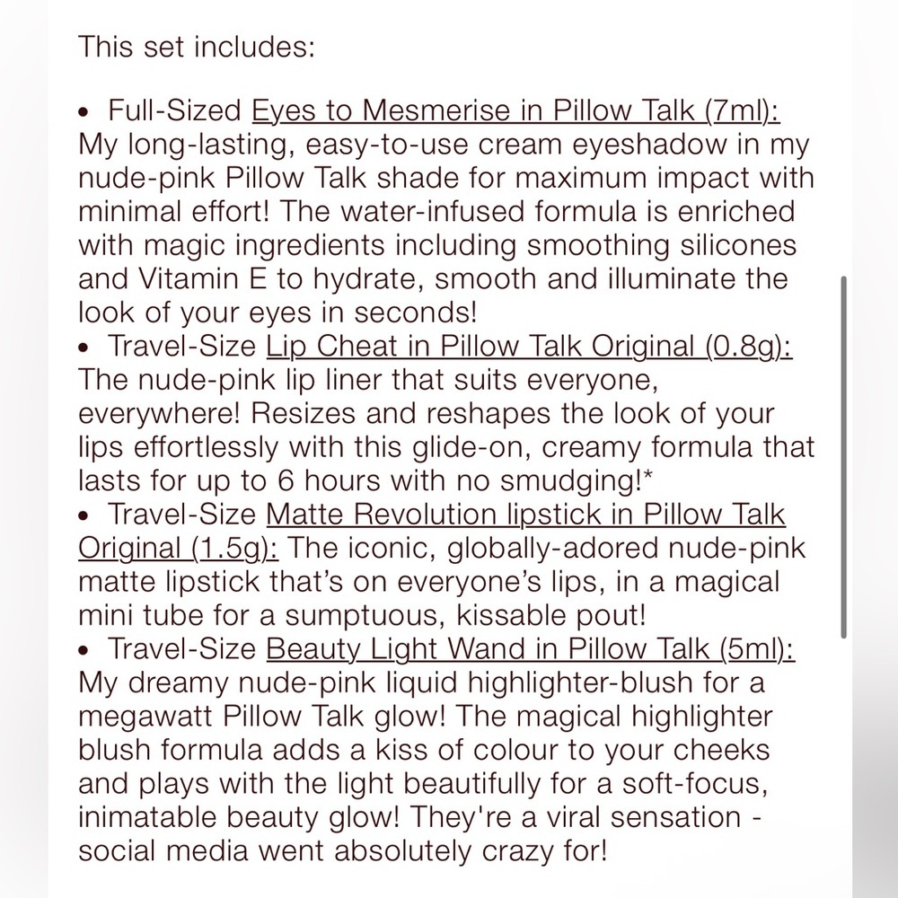 🌸 CHARLOTTE TILBURY Pillow Talk Icons on The Go Kit - Picture 10 of 10